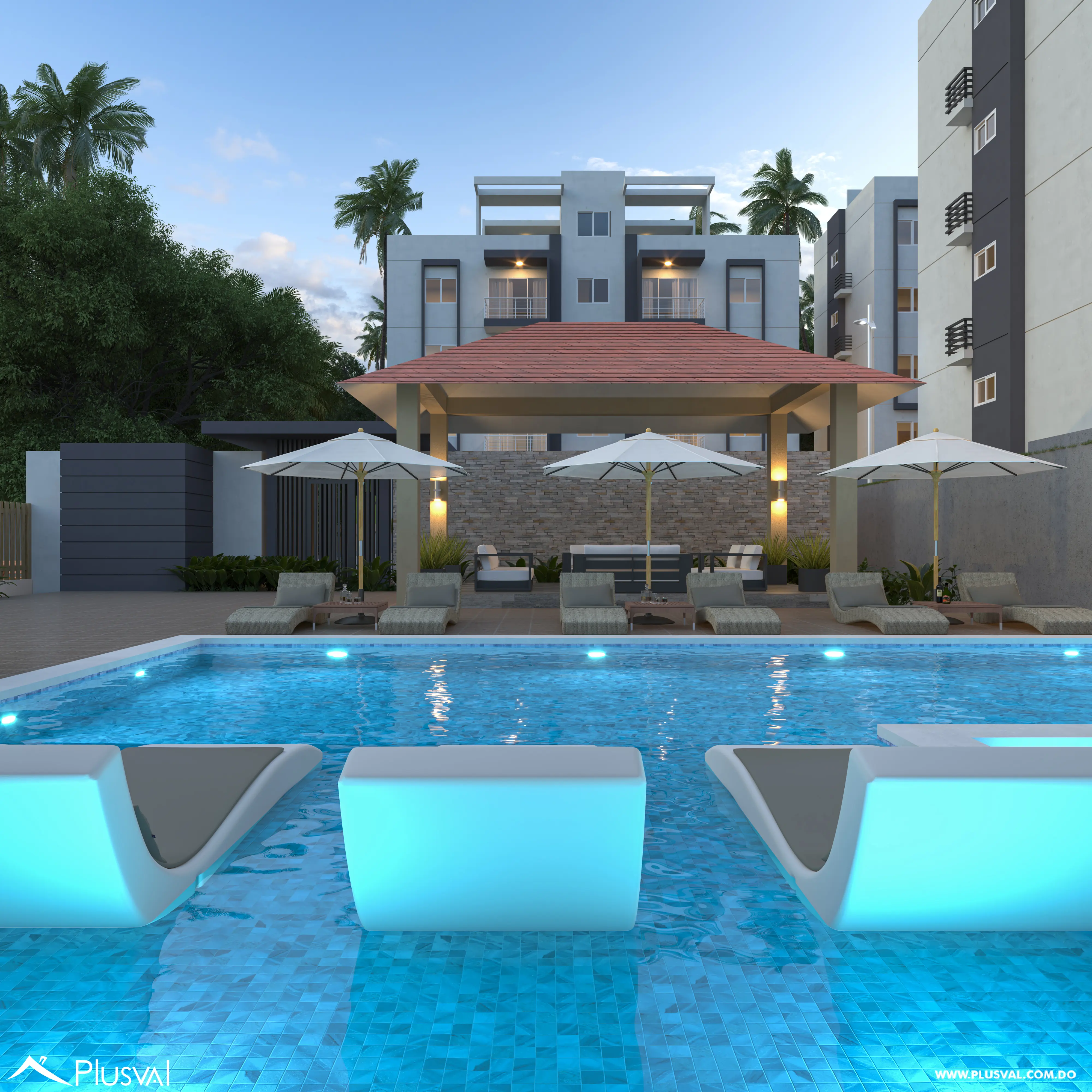 Apartamentos Modernos con Terraza y Patio en Santo Domingo Oeste 478977