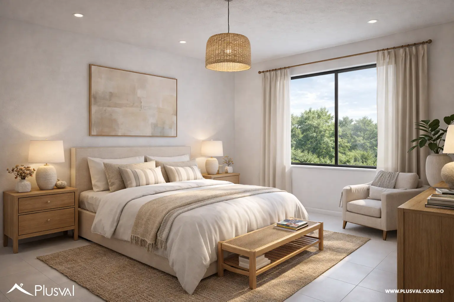 Apartamentos de 2 Hab en Punta Cana con buen balcón y área verde 508902