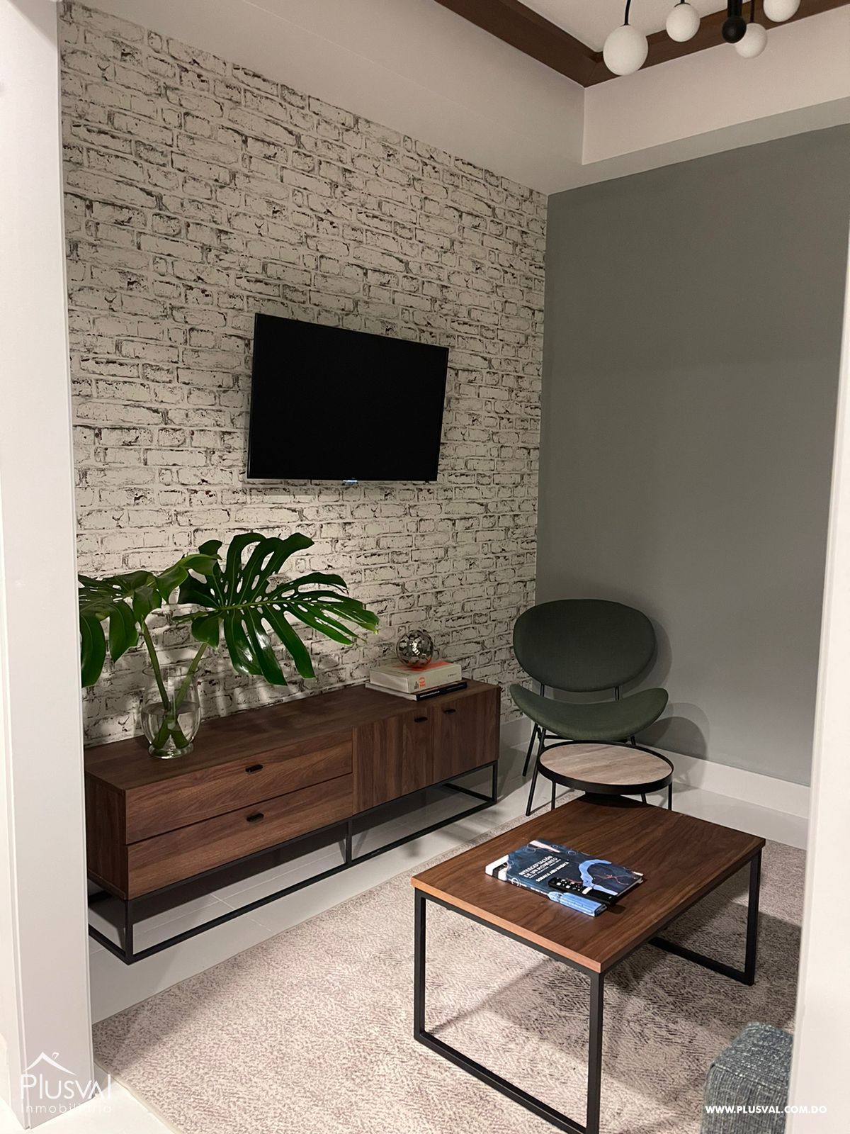 Apartamento de 1 habitación en alquiler + estudio amueblado en Piantini 289487