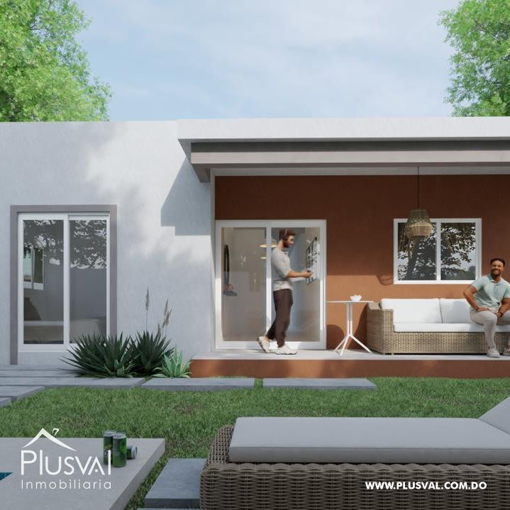 Villa de un nivel en Venta de 3 habitaciones en Brisas  Punta Cana 421878