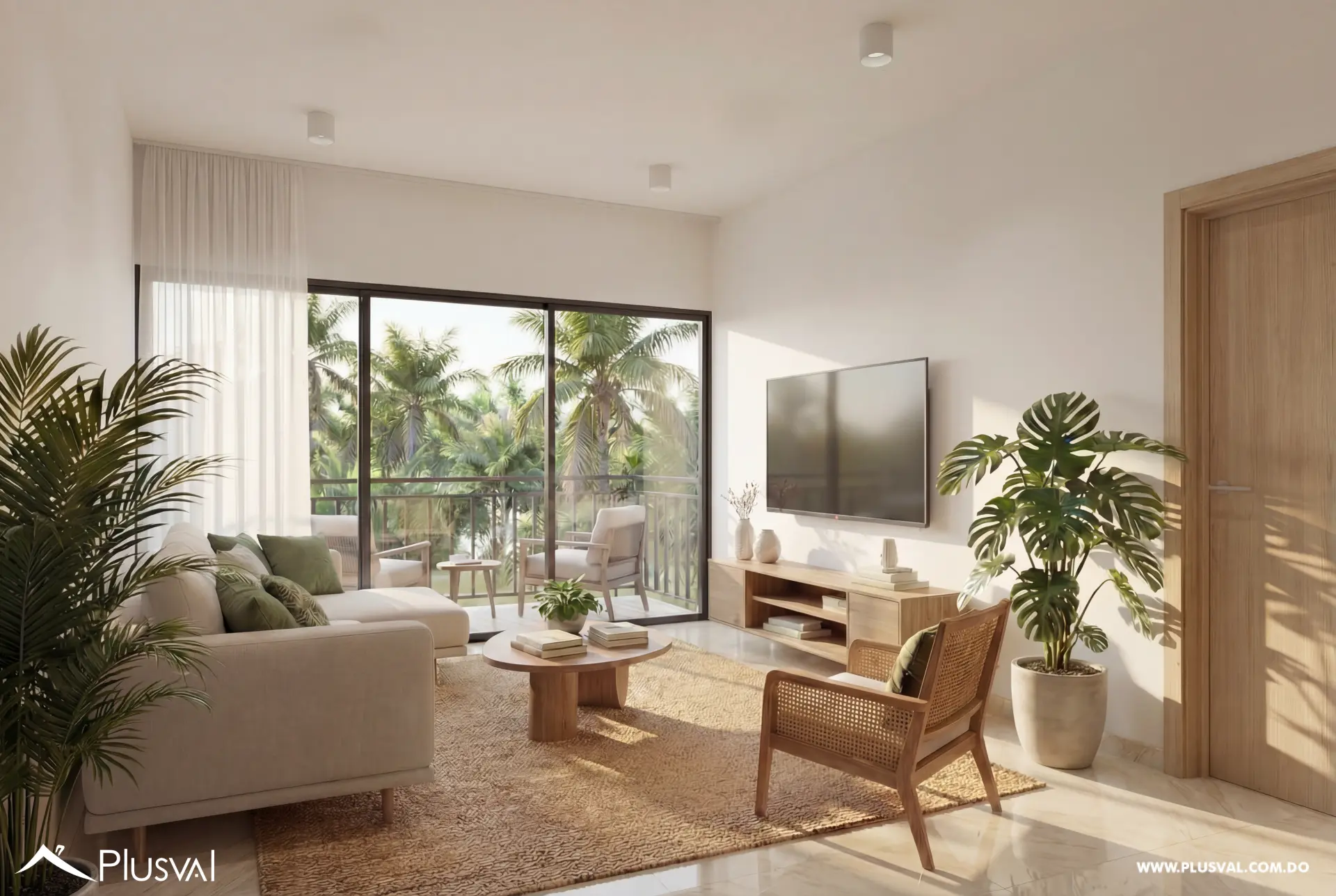 Apartamento de 2 Habitaciones en Zona Residencial de Bavaro PuntaCana. Ever Graden Life PC 536264