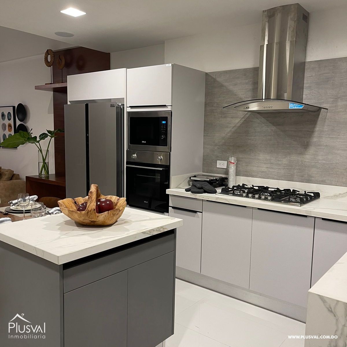 Apartamento de 1 habitación en alquiler + estudio amueblado en Piantini 289489