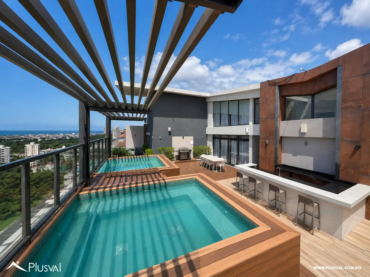 Apartamento Amueblado en Alquiler, Vista al Mar y el Parque en Bella Vista 530463