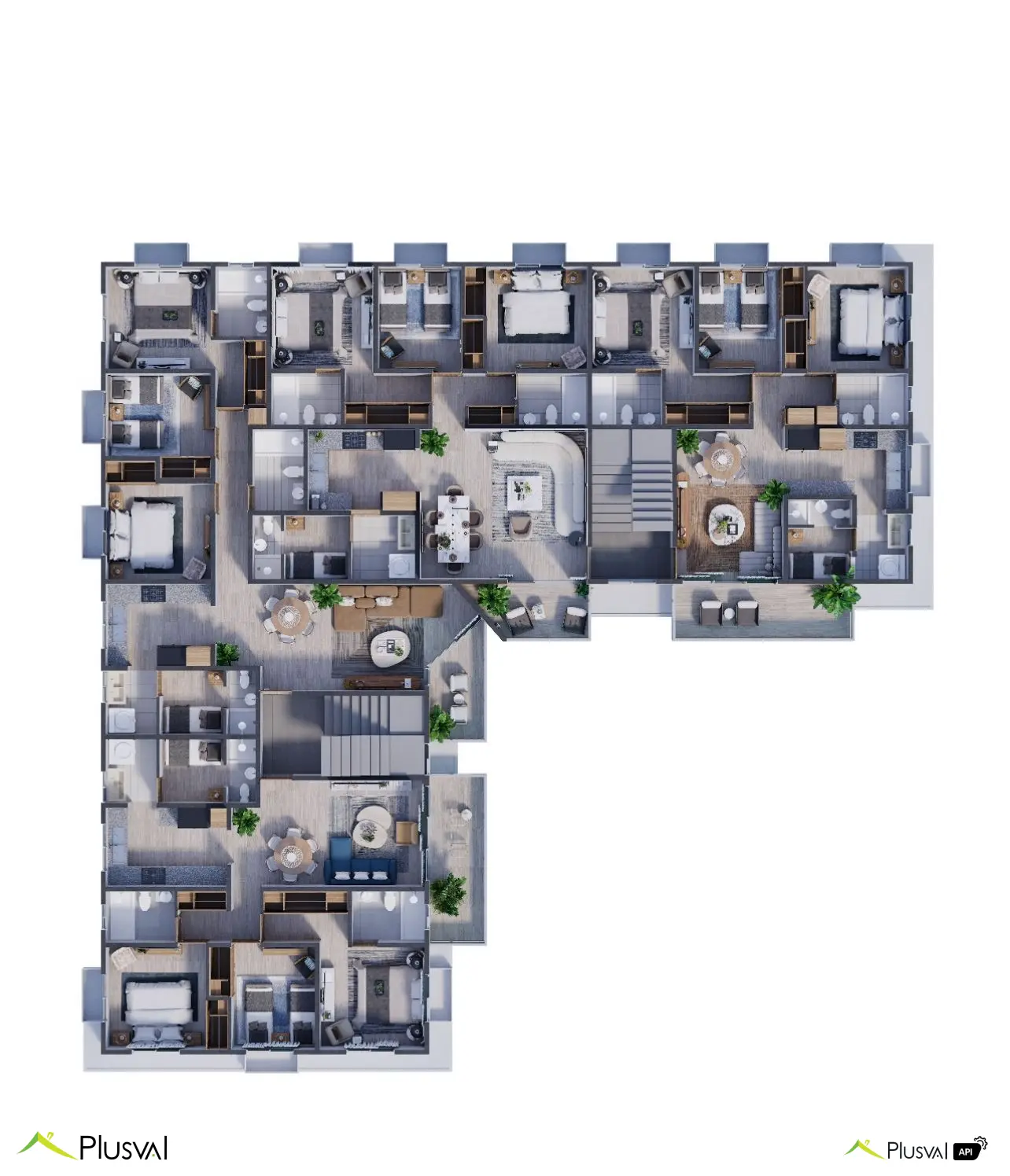 Apartamentos de 3 habitaciones mas cuarto de servicio en Prado Oriental 448990