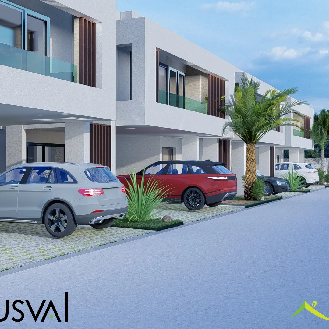 Proyecto de villas de dos niveles en  Bávaro Punta Cana 393185