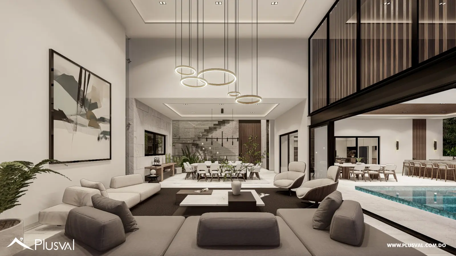 Elegantes villas de 2 niveles con 4 habitaciones en Cap Cana, dentro de un entorno privado y exclusivo 461951