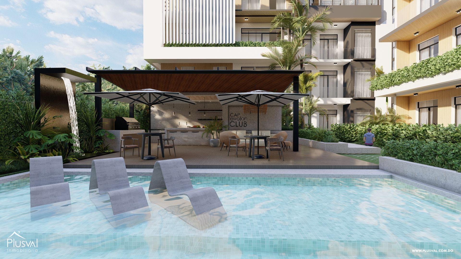Apartamentos con diseño moderno y exclusivo de 2 habitaciones ubicados en Punta Cana 375470