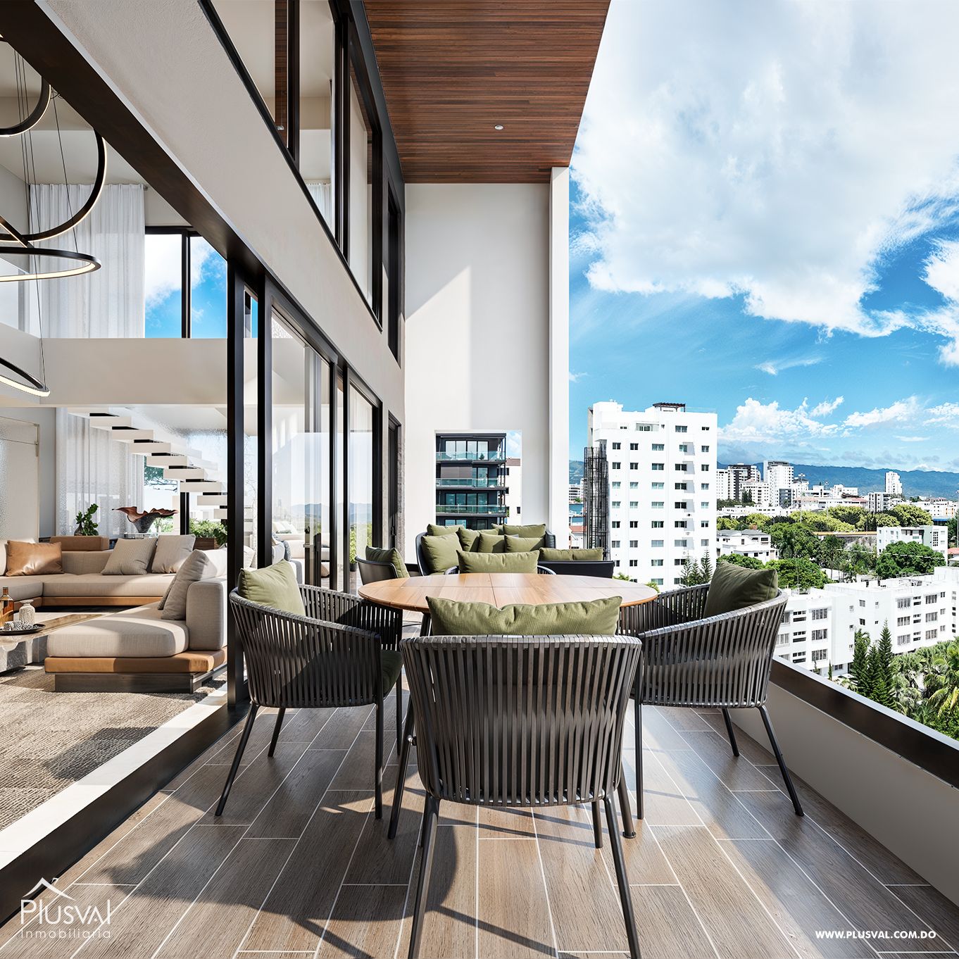Lujoso apartamento en venta en zona céntrica de Santiago 387162