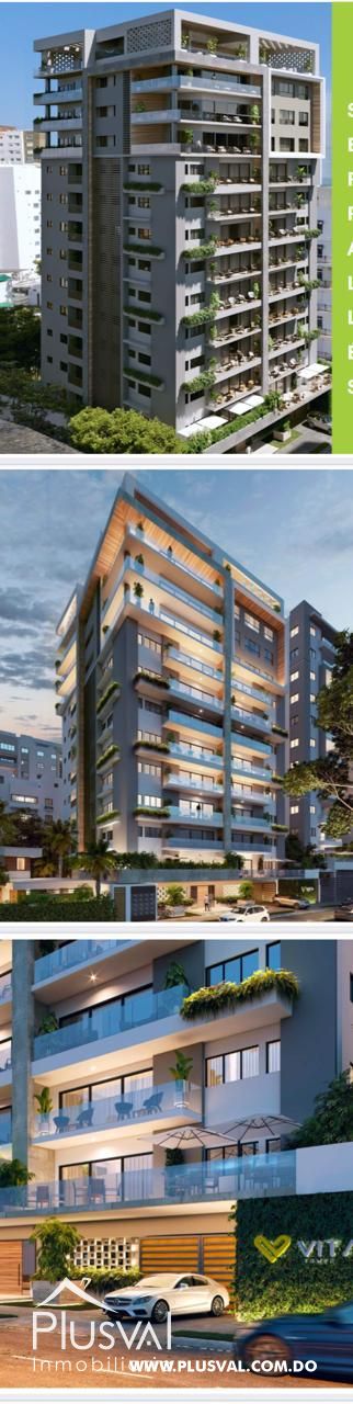 Apartamento moderno a estrenar en Serrallés con balcón y amenidades de primera 498665