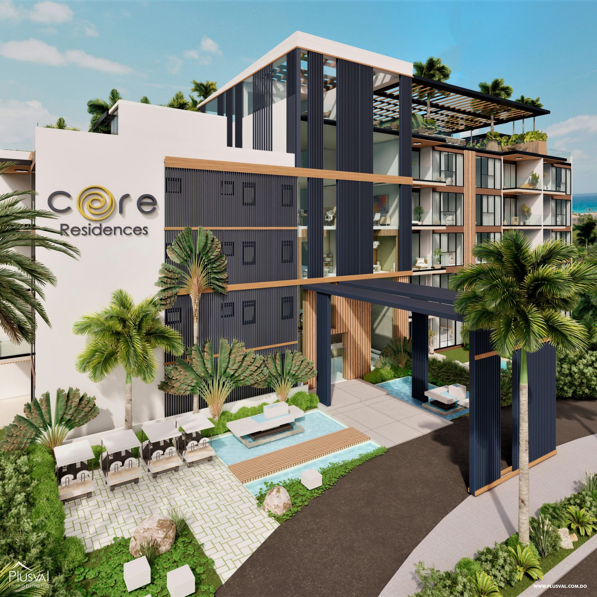 Venta de apartamento en Cap Cana 2 habitaciones + servicio 215756