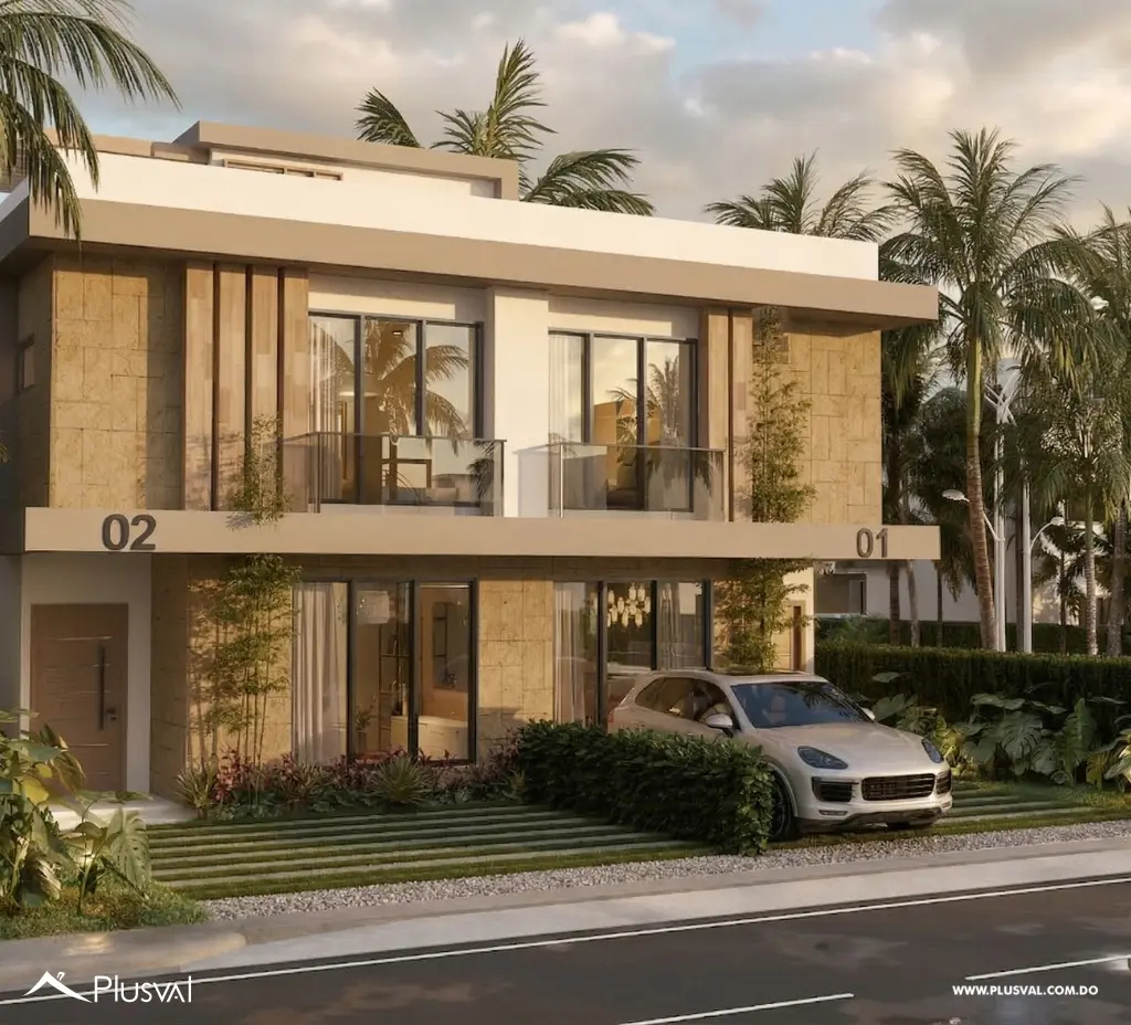 Vive en Paseo de Punta Cana | Casa de 3 Habitaciones con Patio y Terraza 511954