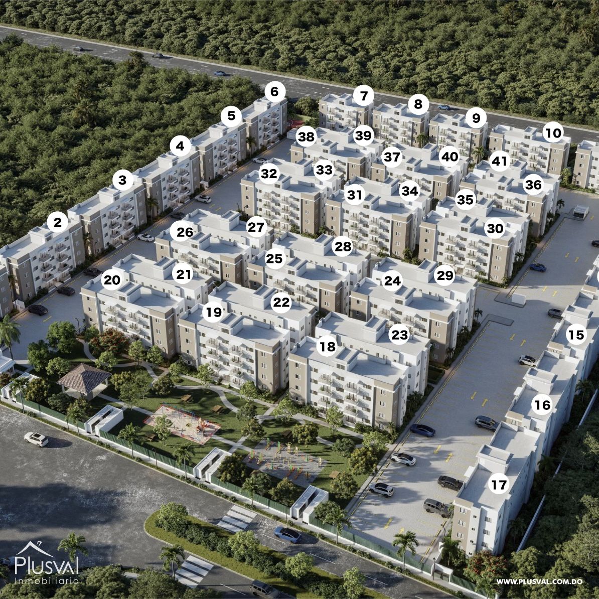 Apartamentos de 3 habitaciones en la ciudad Juan Bosch 462627