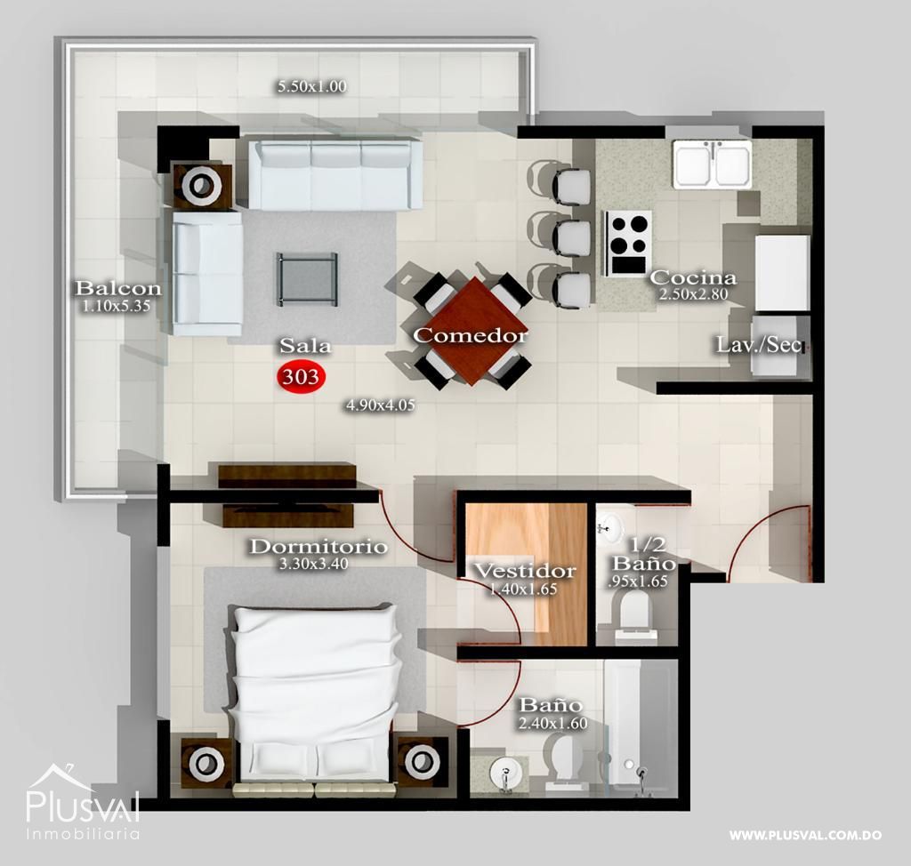 Apartamentos en planos, en venta, de 1 y 2 habitaciones 276630