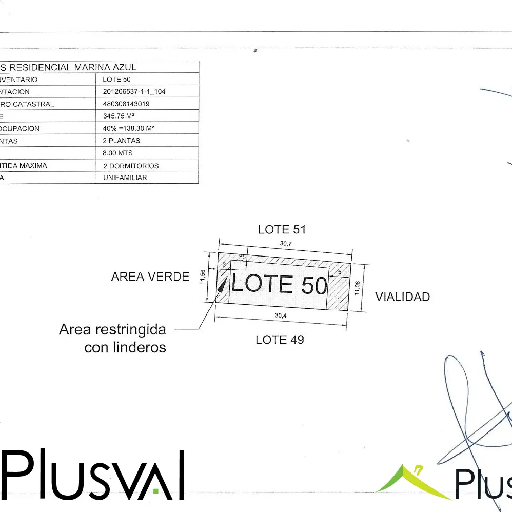 Venta de de 2 lotes en conjunto para construccion de villas Duplex en Playa Nueva Romana - Residencil Marina Azul 442347