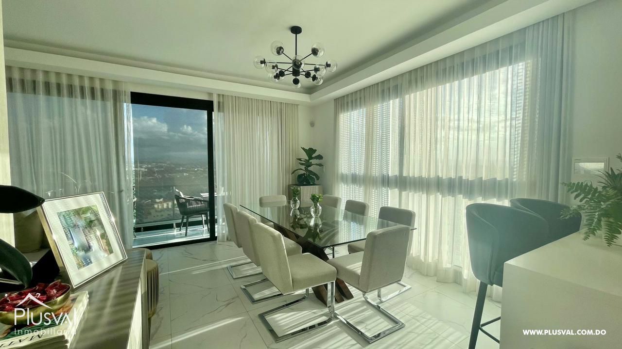 Amplio apartamento en alquiler ubicado en zona privilegiada de Santiago. 257775