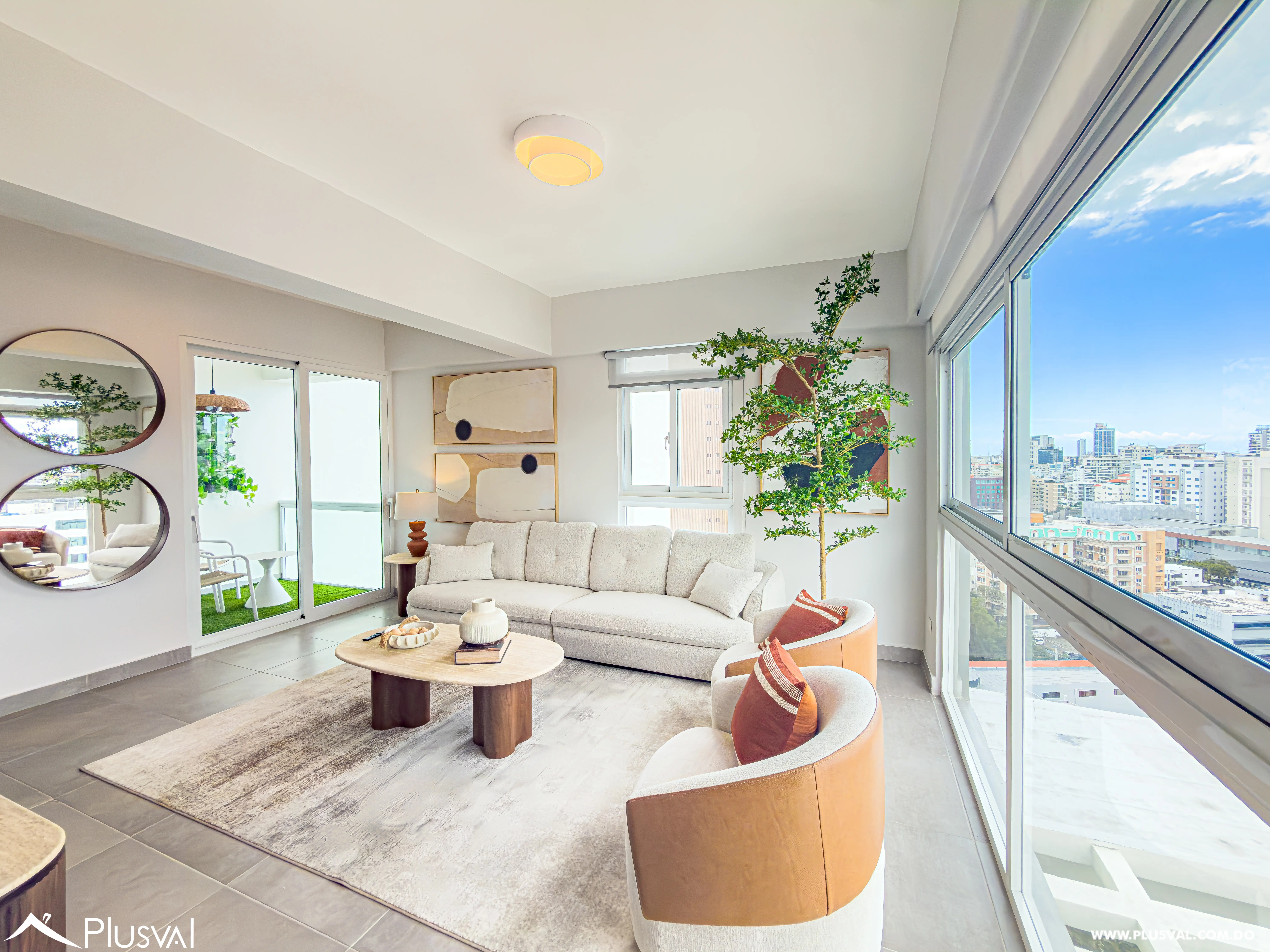 Apartamento Amueblado en Alquiler con Vista Panorámica en Serrallés 493313