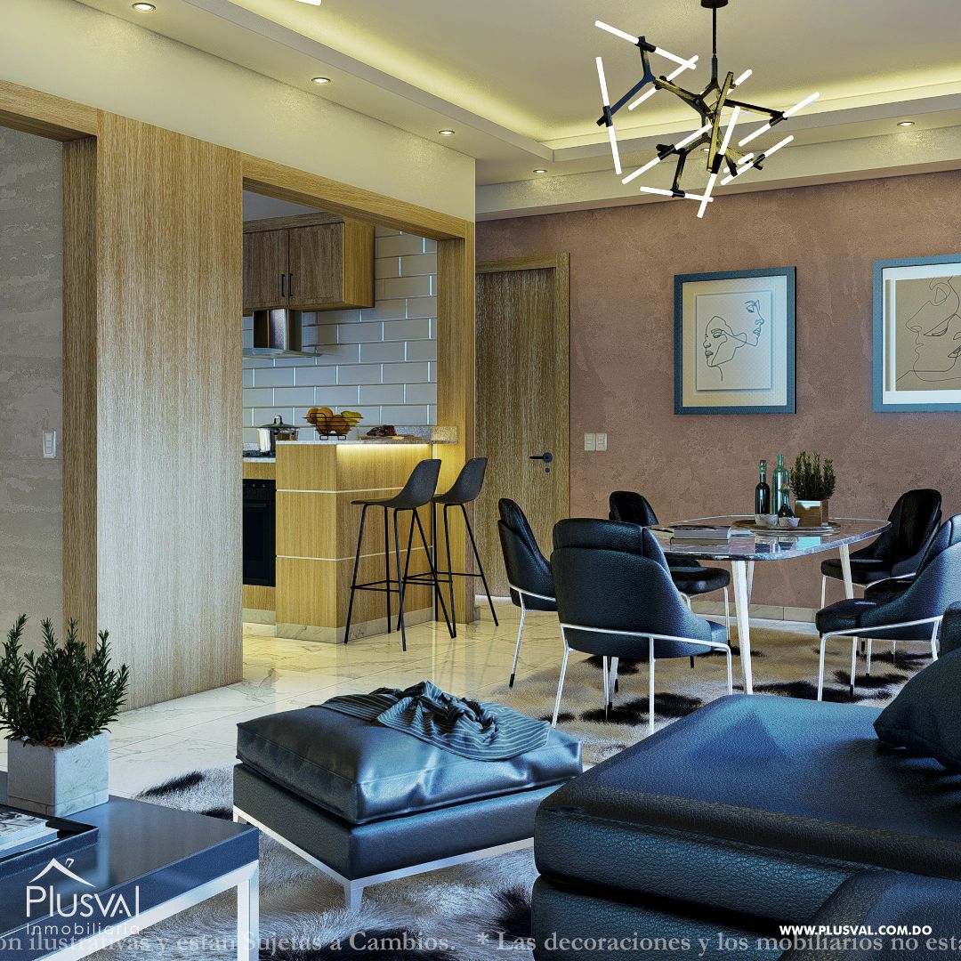 Apartamento de 3 habitaciones y terraza privada con ascensor, Santo Domingo Este 381499