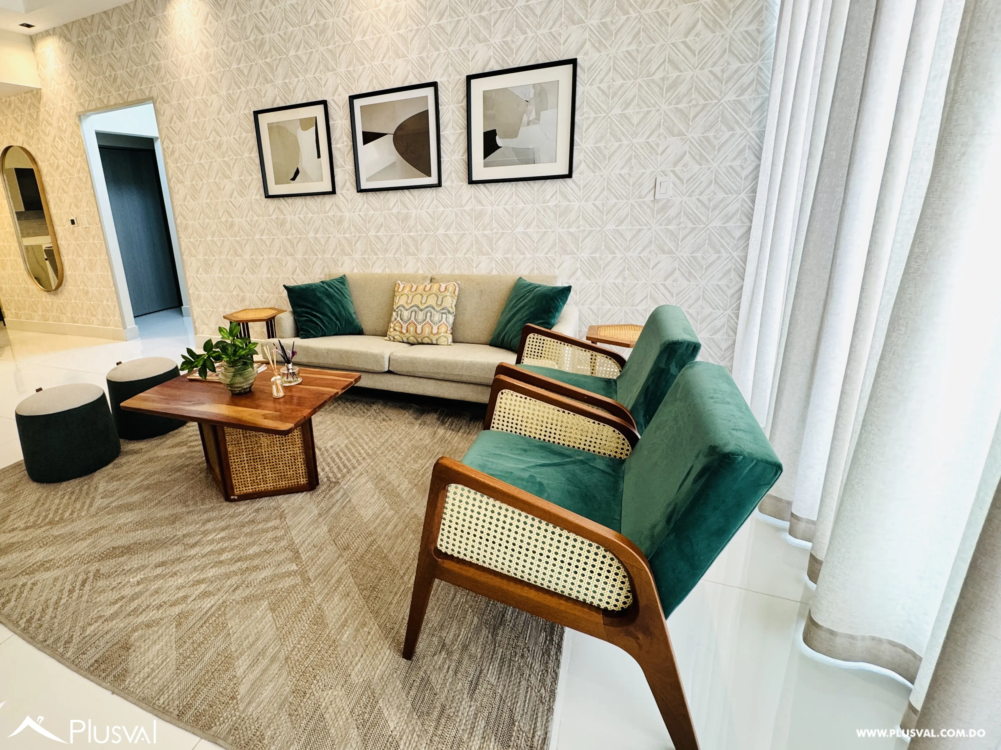 Moderno apartamento en venta amueblado  en exclusiva torre de  Piantini 462675