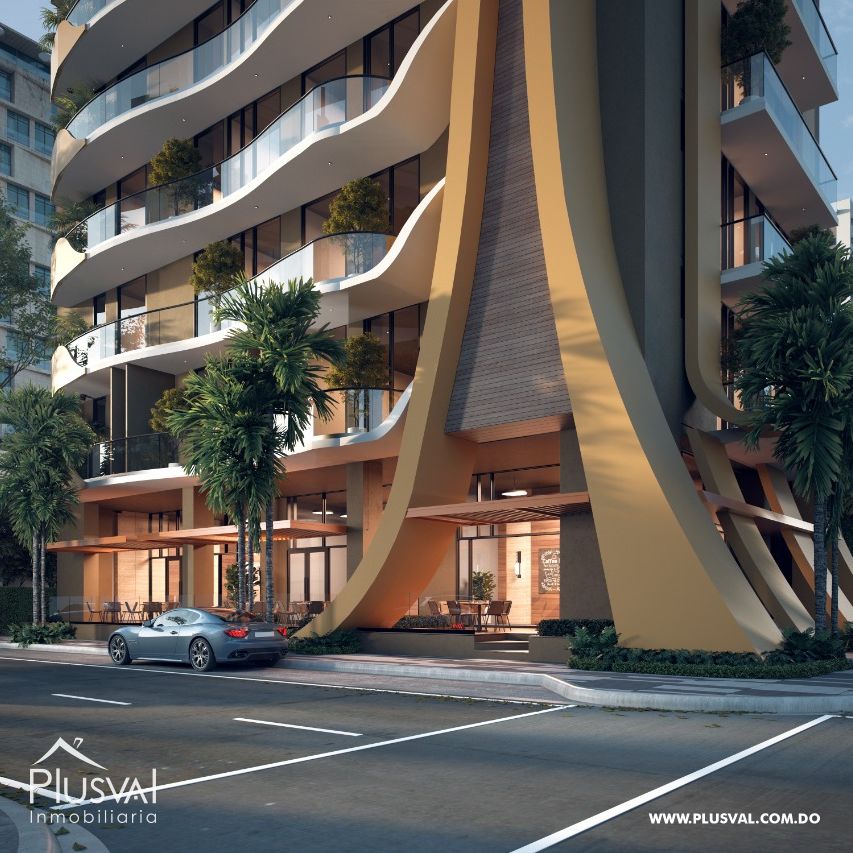 Apartamento en Venta en Naco de 1 Habitación con Diseño Moderno y Ubicación Privilegiada 178580