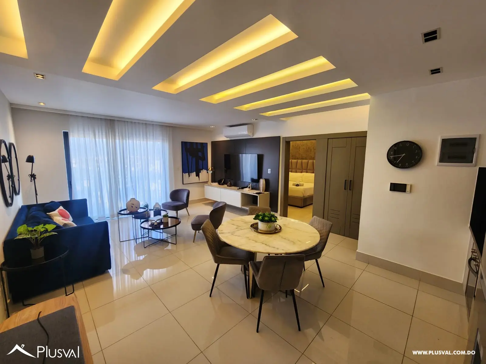 Apartamento amueblado en venta en Reparto Panorama Santiago | Ideal Airbnb | Torre con rooftop y piscina 486657