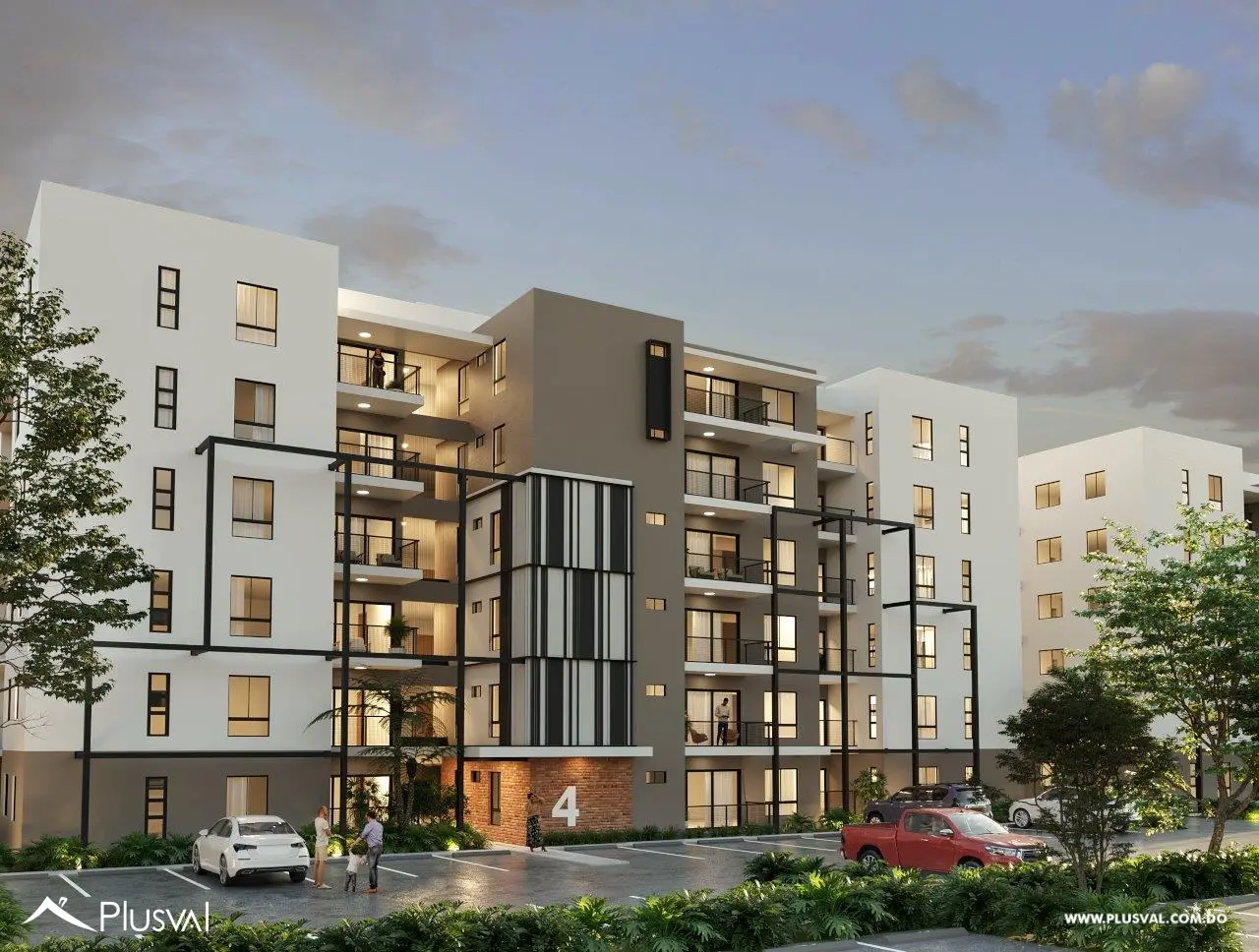 Apartamento en venta de 3 habitaciones con elevador y planta full en Llanos de Gurabo, Santiago 493290