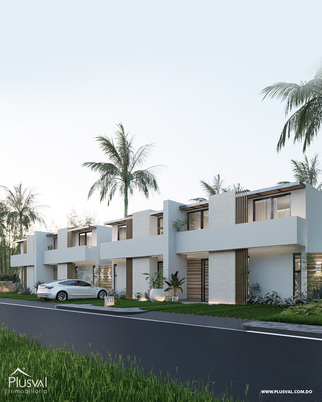 4 villas de 2 niveles en Punta Cana con piscina. 460181
