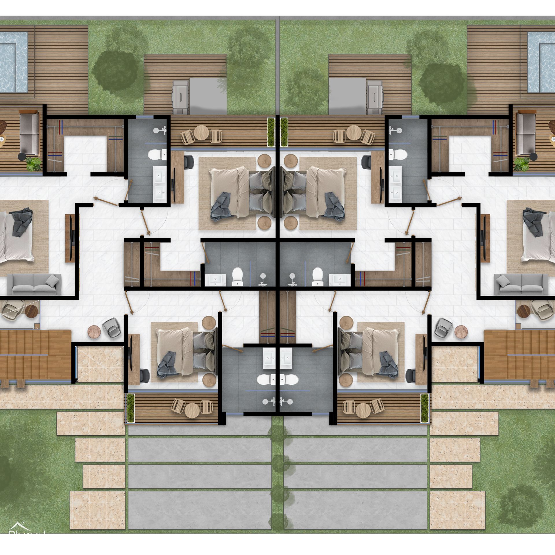 Villa en Venta,  Downtown- Punta cana 435348