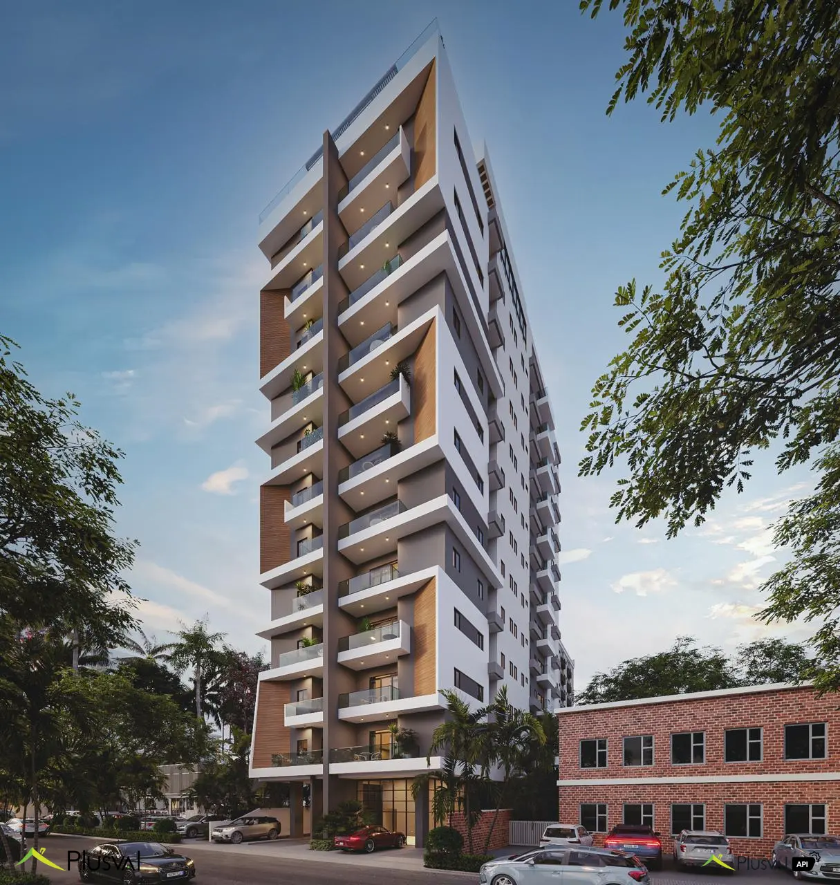 Apartamentos de 3 habitaciones en Evaristo Morales 447991