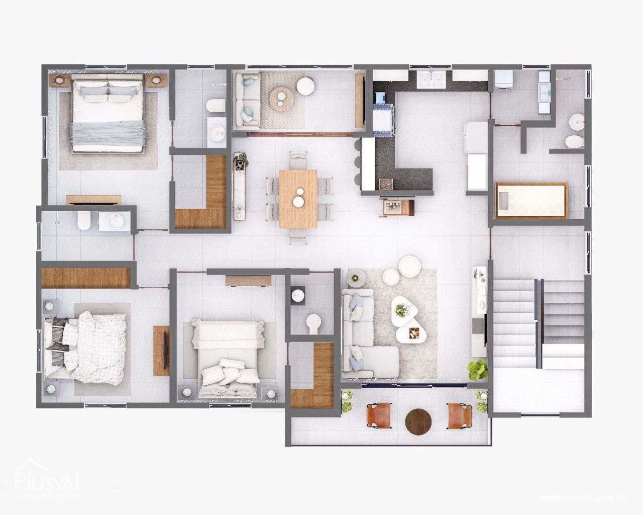 Amplio Apartamento en Venta Res. Nuevo Amanecer 275054