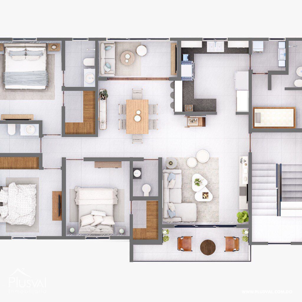 Amplio Apartamento en Venta Res. Nuevo Amanecer 275054