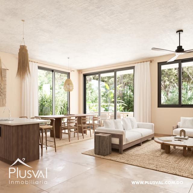 Casas de 2 niveles y patio en Downtown Punta Cana. 279037