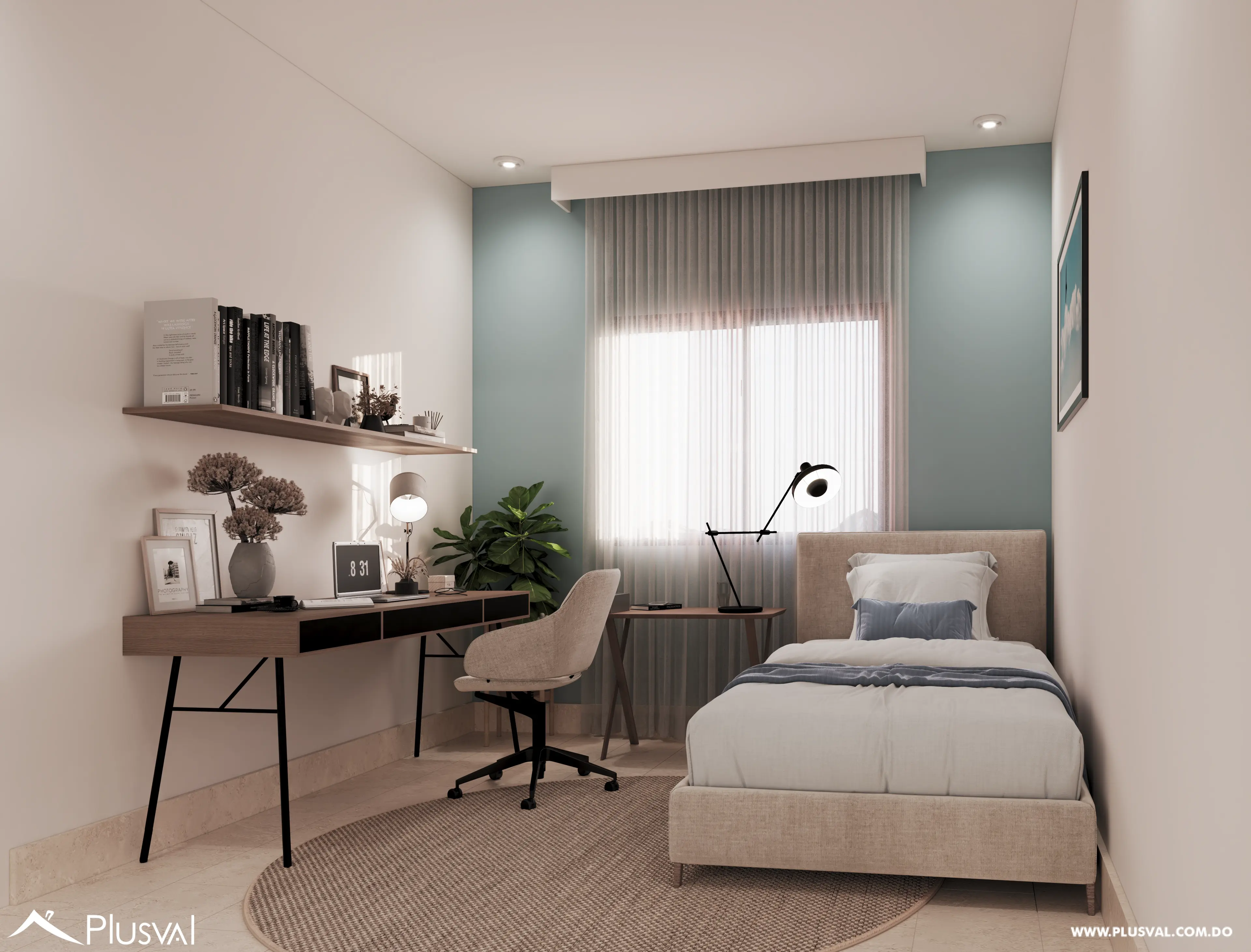 Moderna torre de apartamentos en la Barranquita, Santiago. 474287