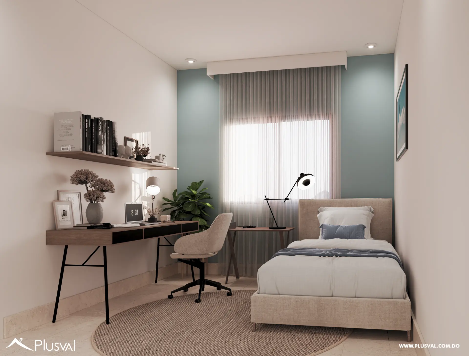 Moderna torre de apartamentos en la Barranquita, Santiago. 474287
