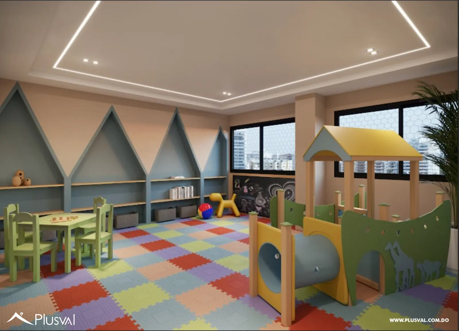 Apartamento con estudio en venta en Evaristo Morales 454022