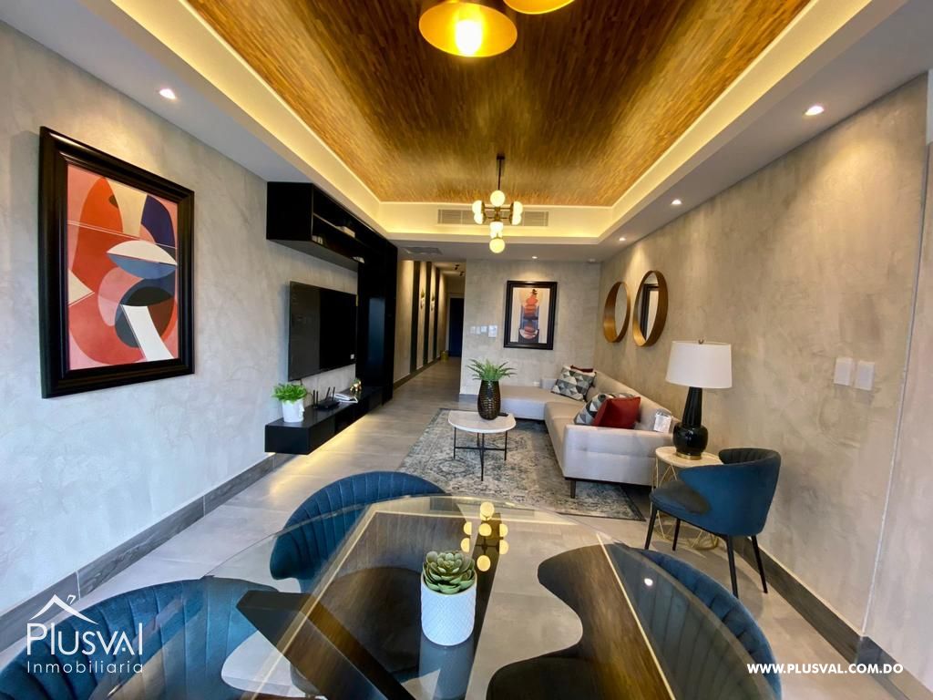 Moderno apartamento nuevo a estrenar en alquiler en Piantini. 497894