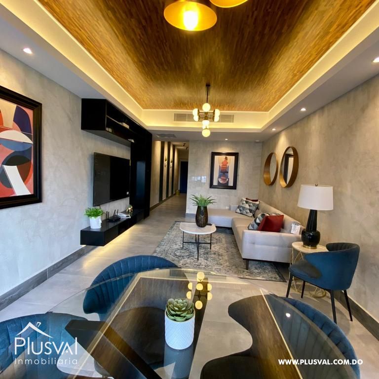 Moderno apartamento nuevo a estrenar en alquiler en Piantini. 497894