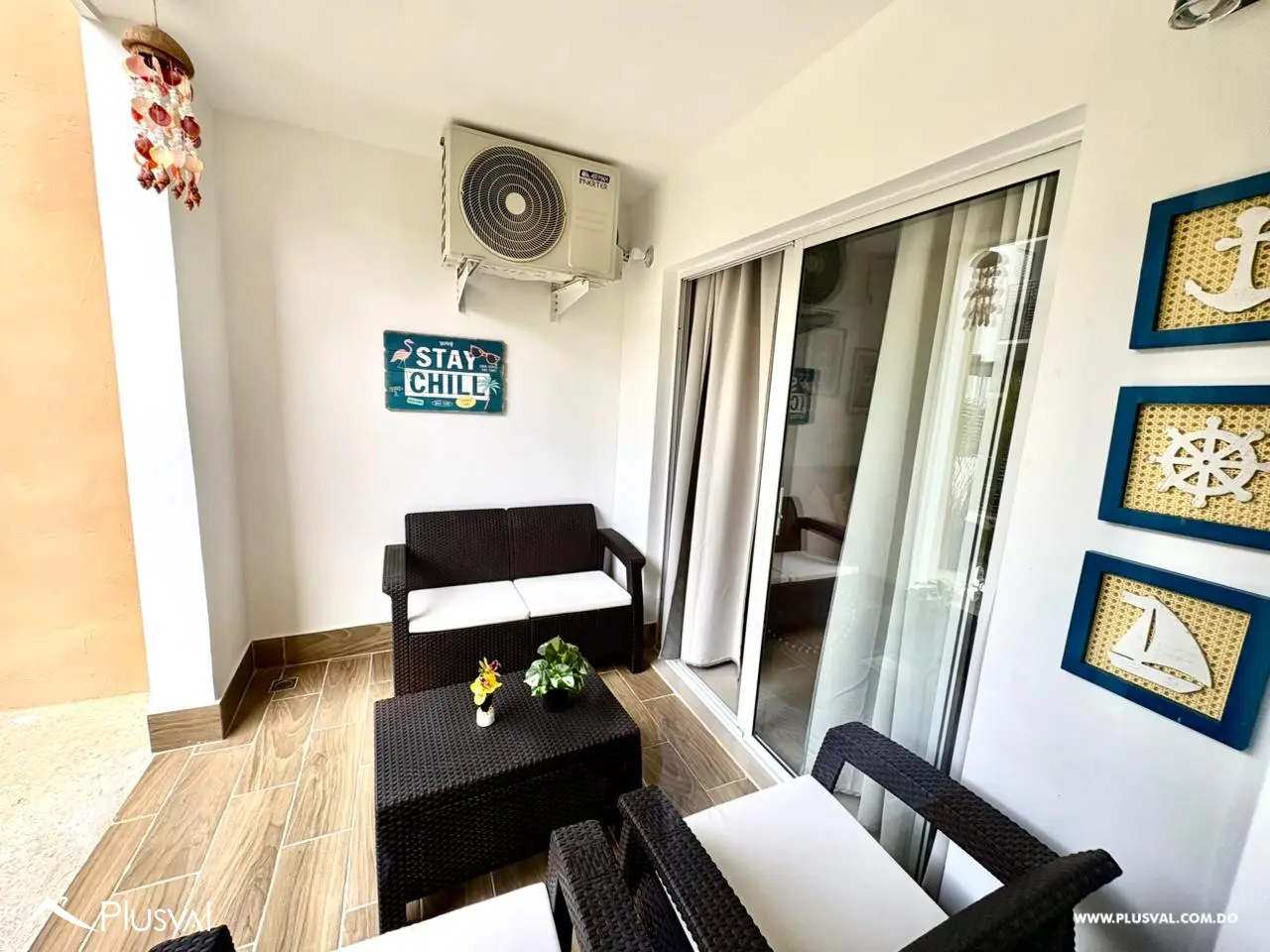 Apartamento en alquiler – Primer nivel con patio y acceso directo a la piscina | Canas del Este, Bávaro 512539