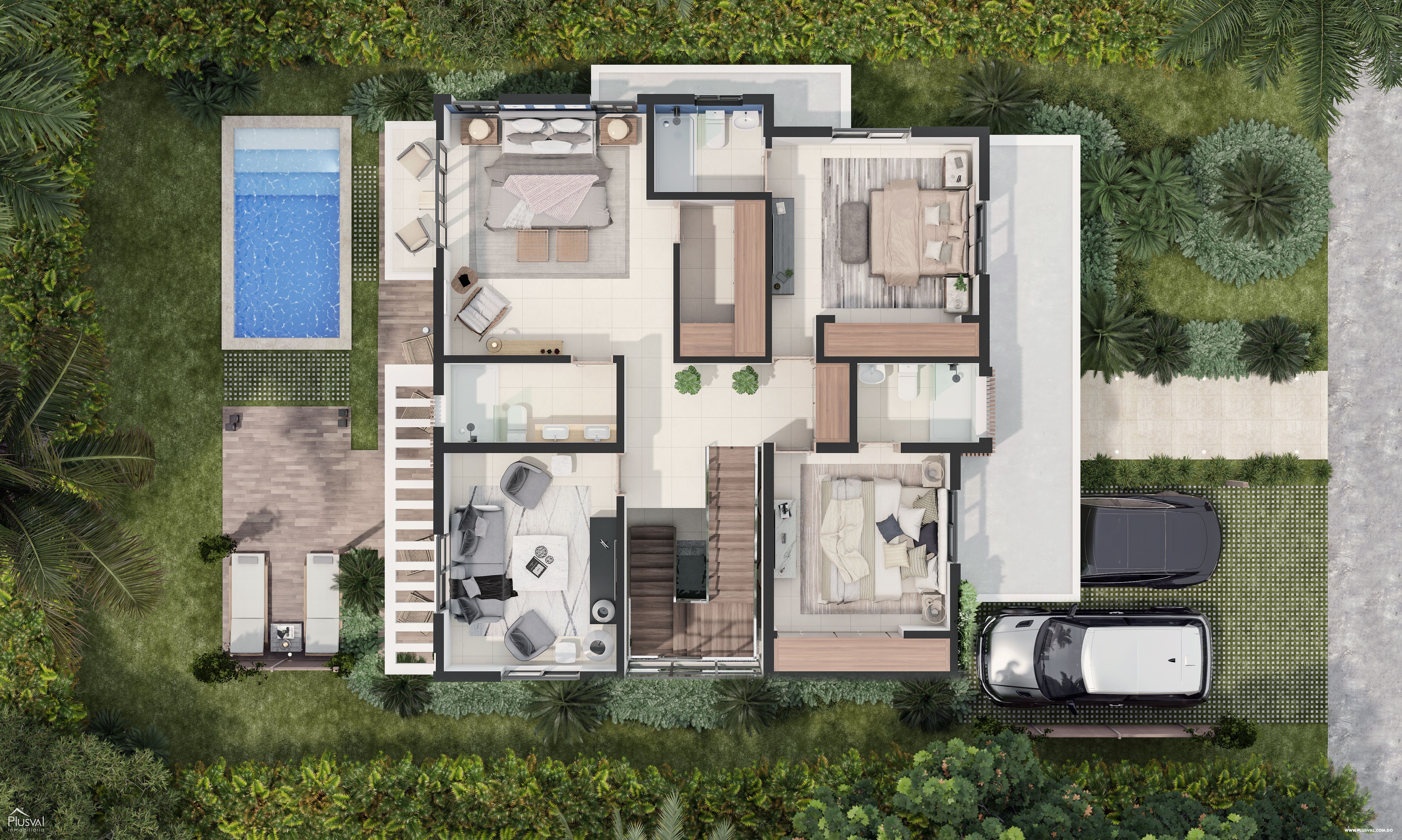 Amplias Villas con Piscina en Vista Cana, Bavaro 204851