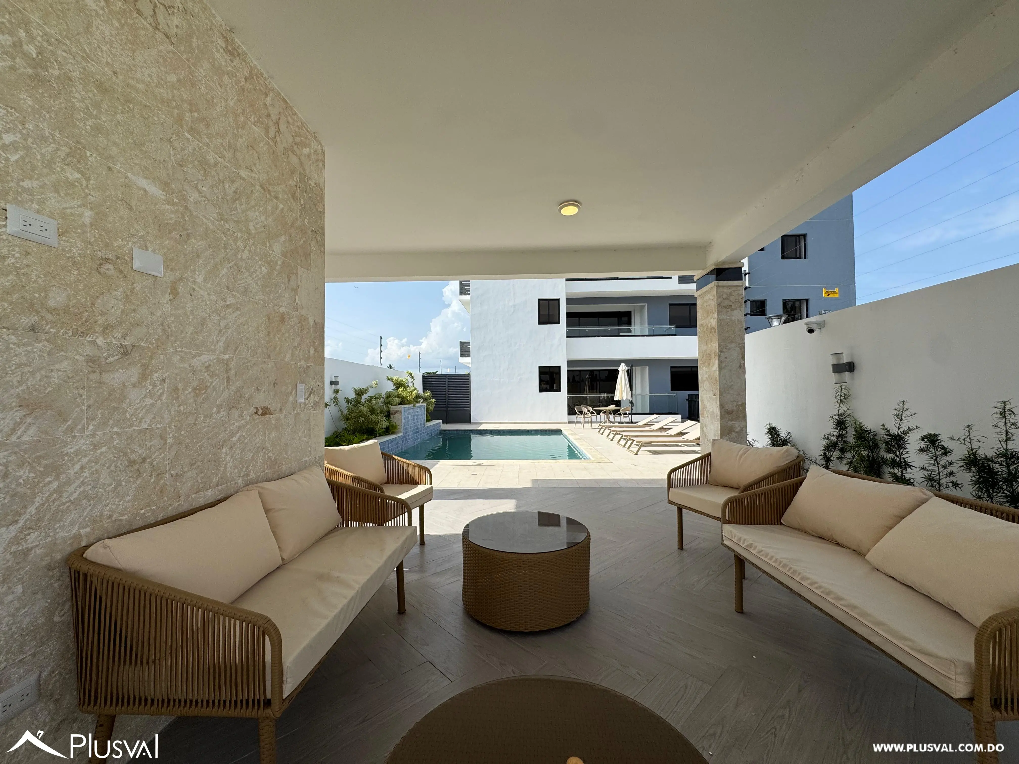 Apartamento Amueblado de 1 Habitación con Piscina y Línea Blanca 525552