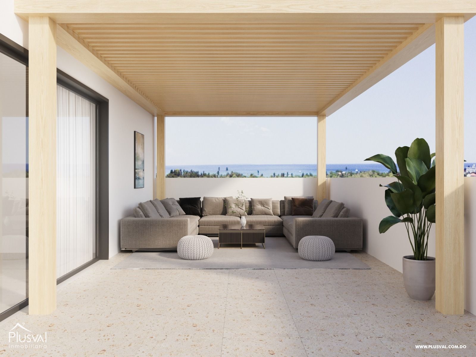 Pent-house de 3 habitaciones a 3 minutos de la playa. 472407