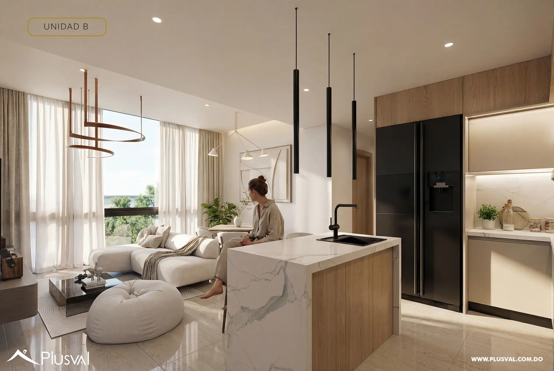 Exclusiva torre de apartamentos en Los Tres Ojos. 493920