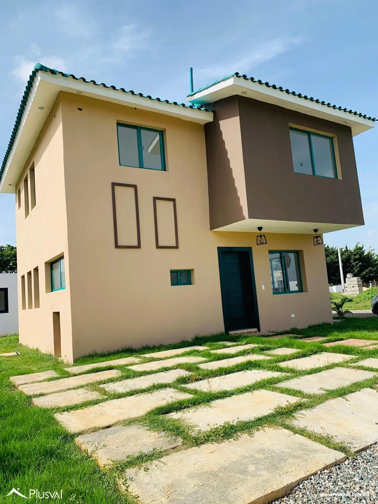 Casas de dos niveles en proyecto cerrado en Boca Chica 524839