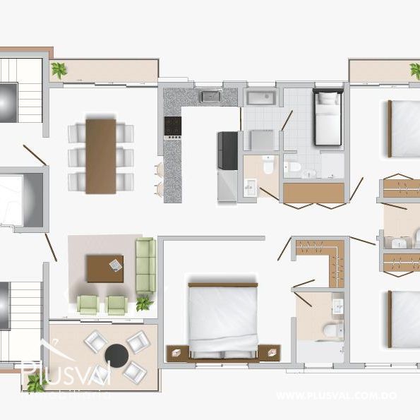 ASTURIAS - Torres de 7 Niveles en Villa Maria con 3 Habitaciones y 2 Parqueos 334856