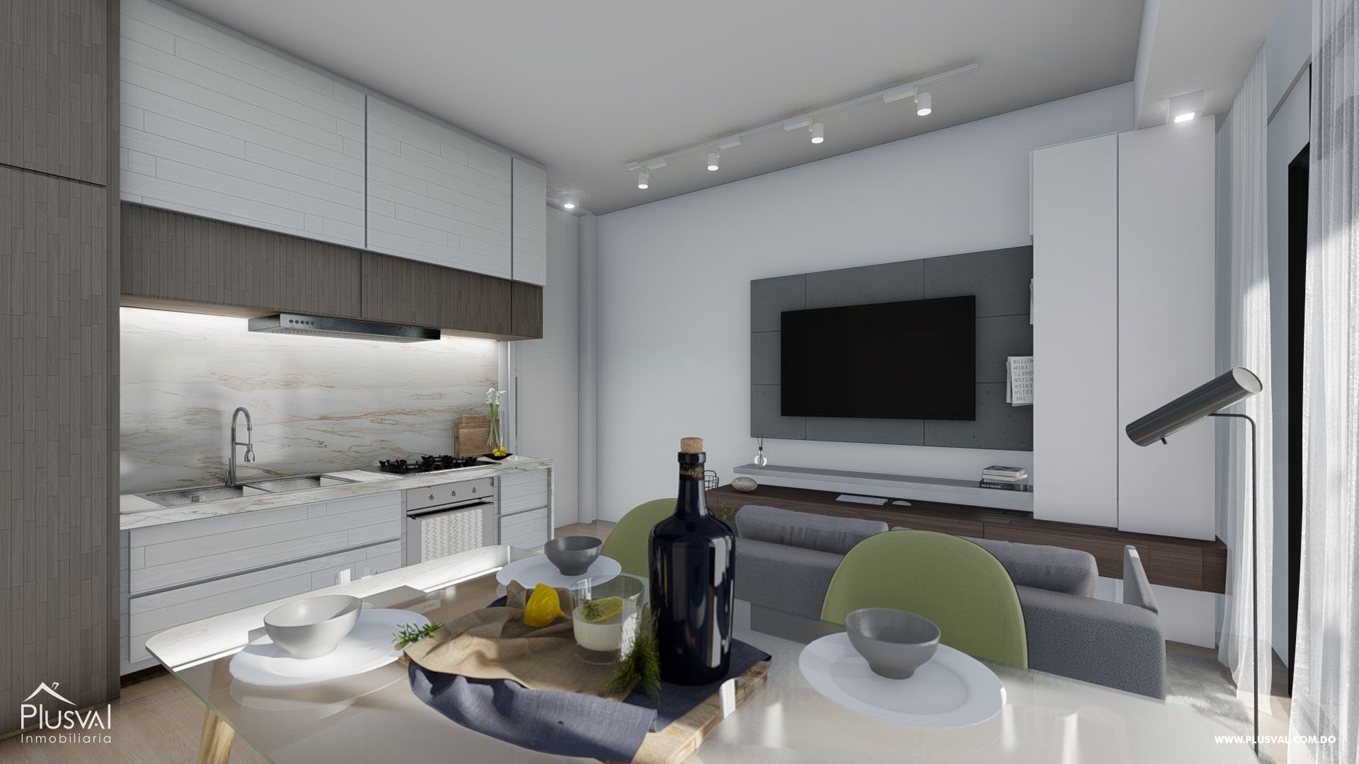 Apartamentos con diseño moderno y exclusivo de 2 habitaciones ubicados en Punta Cana 375461