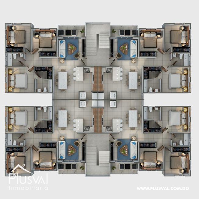 Apartamento en Aut. San Isidro con piscina - Area social en venta 244234