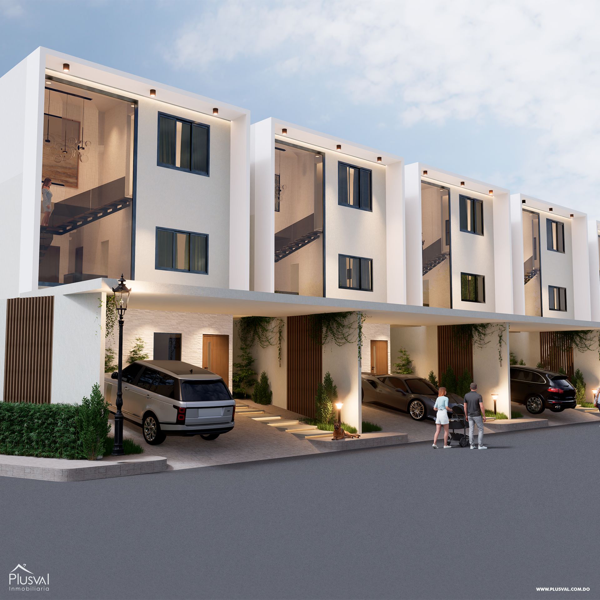 Exclusivas y modernas casas de 3 niveles en Arroyo Hondo III. 352735
