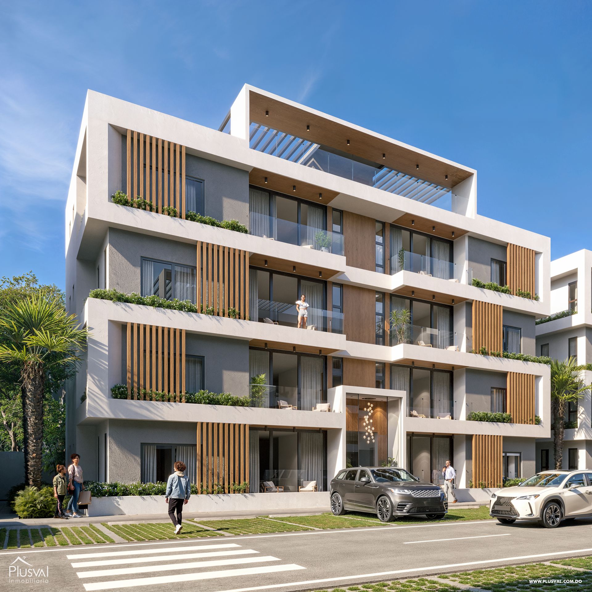 Proyecto de Apartamentos cerrado con área infantil, piscina y gimnasio 401237