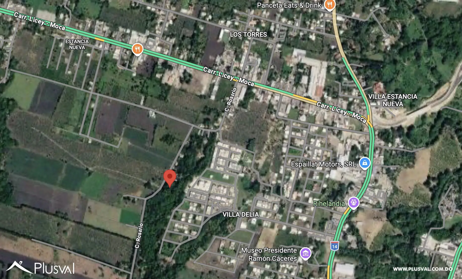 Solar de más de 5,100 m² próximo a la carretera Licey–Moca 535215
