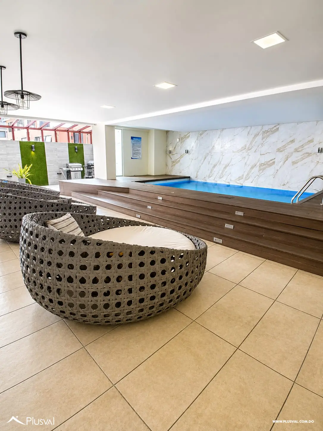Apartamento con amplio balcon en torre con amenidades en venta 518782