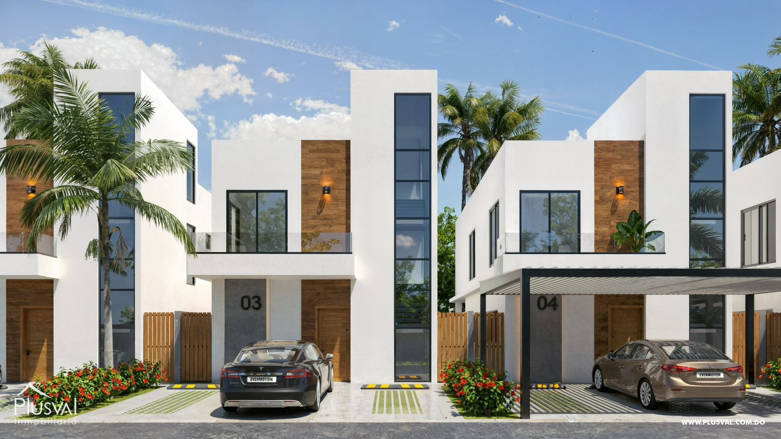 Townhouse de 3 habitaciones en Costa Cana – Con patio, terraza y piscina privada 463506